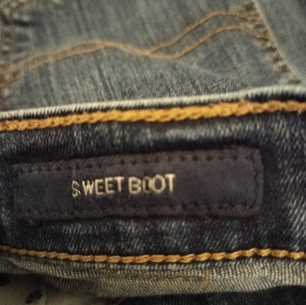 Lucky Brand 70s Style Flare Jeans Women’s 28 Boho Coastal Cowgirl - Picture 9 of 11